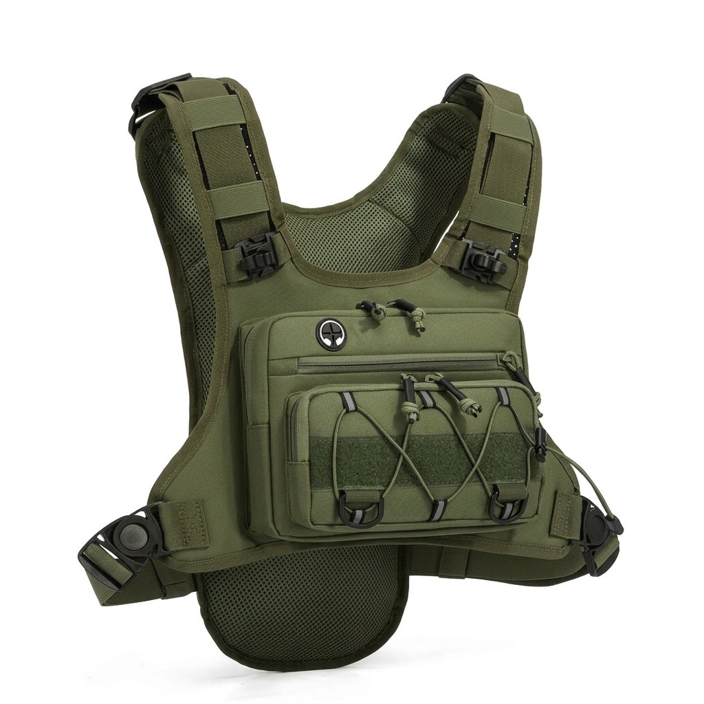 Tactical Bag Front Chest Rig Vest Backpack