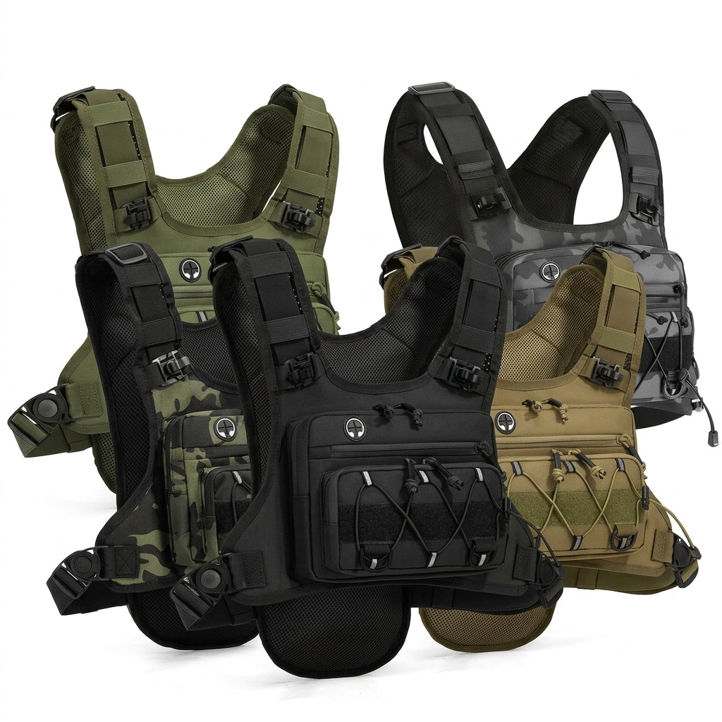 Tactical Bag Front Chest Rig Vest Backpack