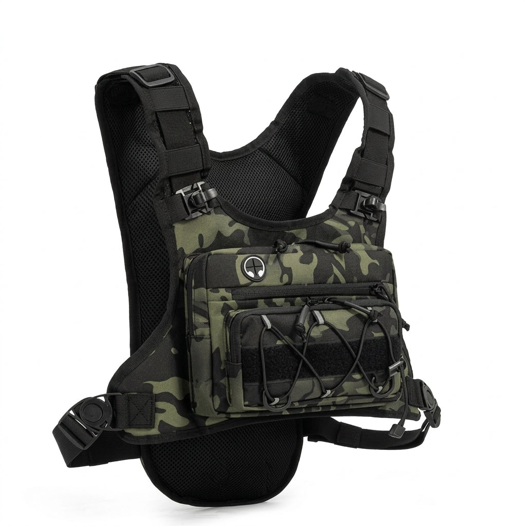 Tactical Bag Front Chest Rig Vest Backpack