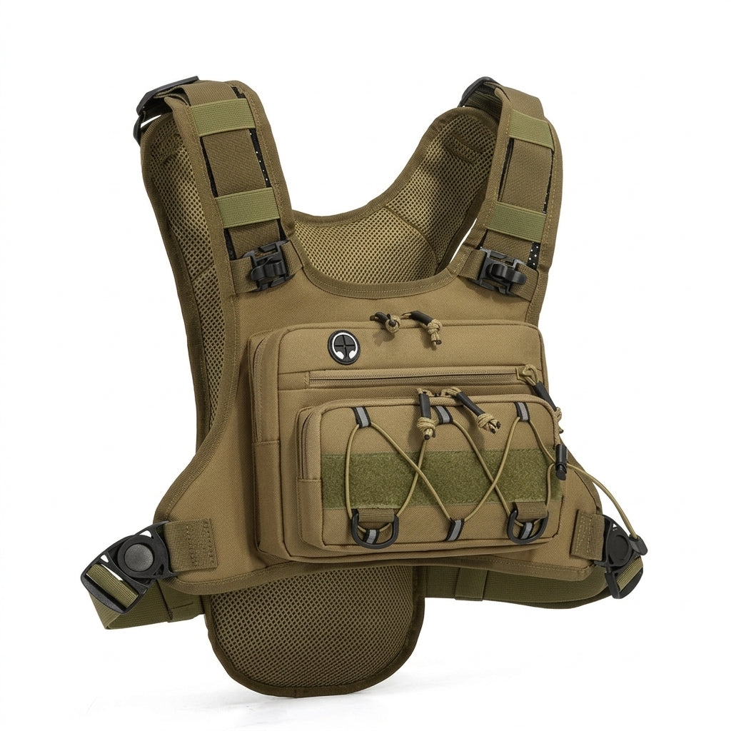 Tactical Bag Front Chest Rig Vest Backpack